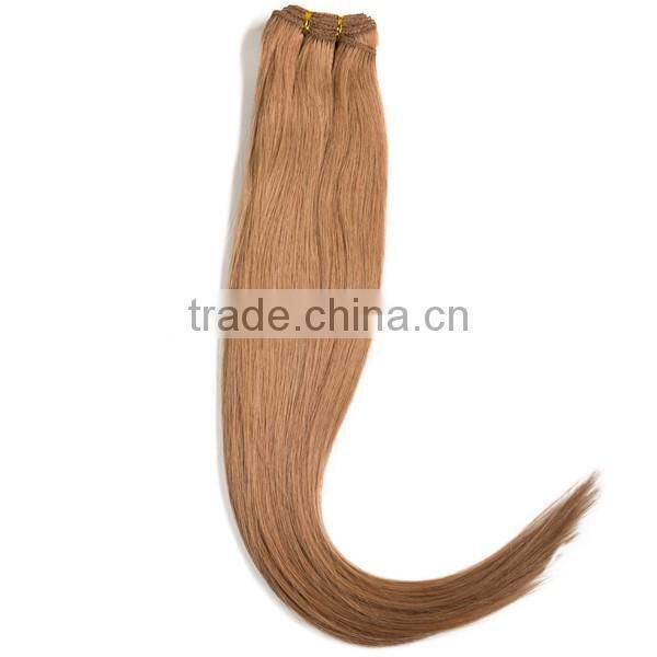 double drawn weft, unprocessed human virgin remy hair extension, human brazilian remy hair weave wholesale