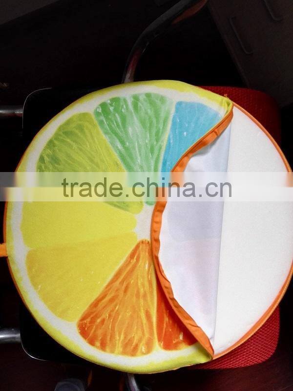 Creative Round fruits Wood cushion pillow, seat cushion, plush pillow