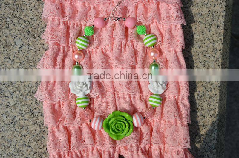 new stocking fashion colorful necklace for baby match with romper