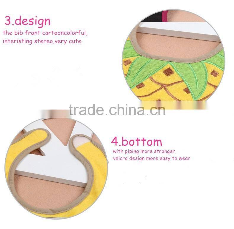 100% cotton baby bibs with embroidery fancy baby bibs