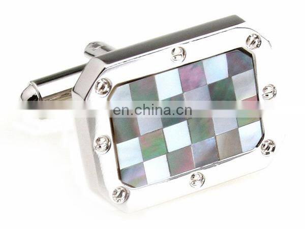fashion mother of pearl cufflinks shell cufflinks men's jewelry high quality