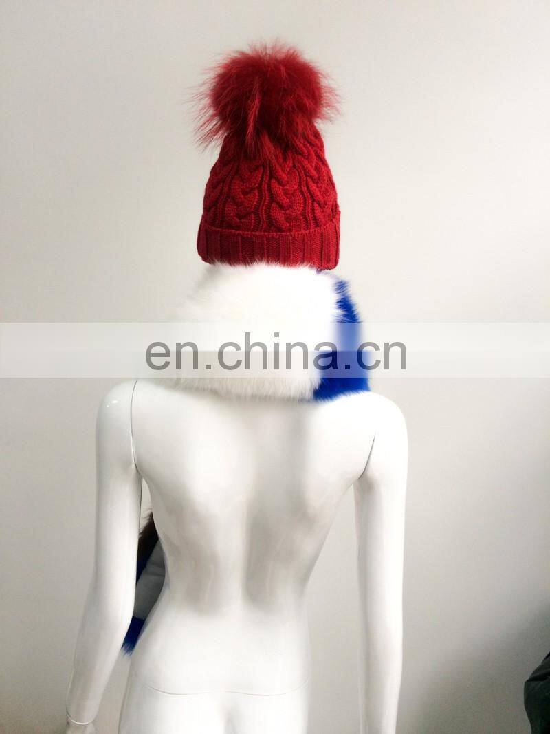 Real Natural Top Quality Women Winter Cheap Ladies Fox Fur Girl Scarf