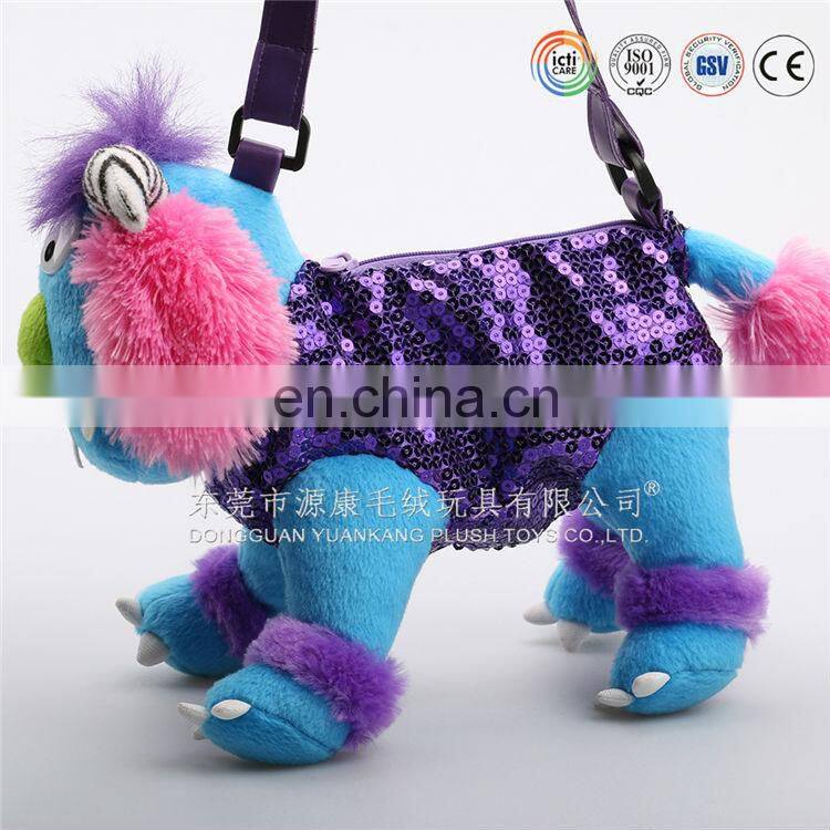 2015 New arrival!plush cosmetic &makeup bag for travel using