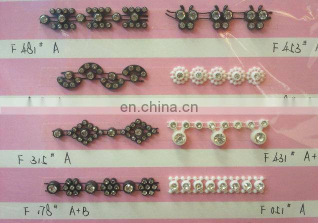 SS8 Plastic ab crystal rhinestone trimming for garments