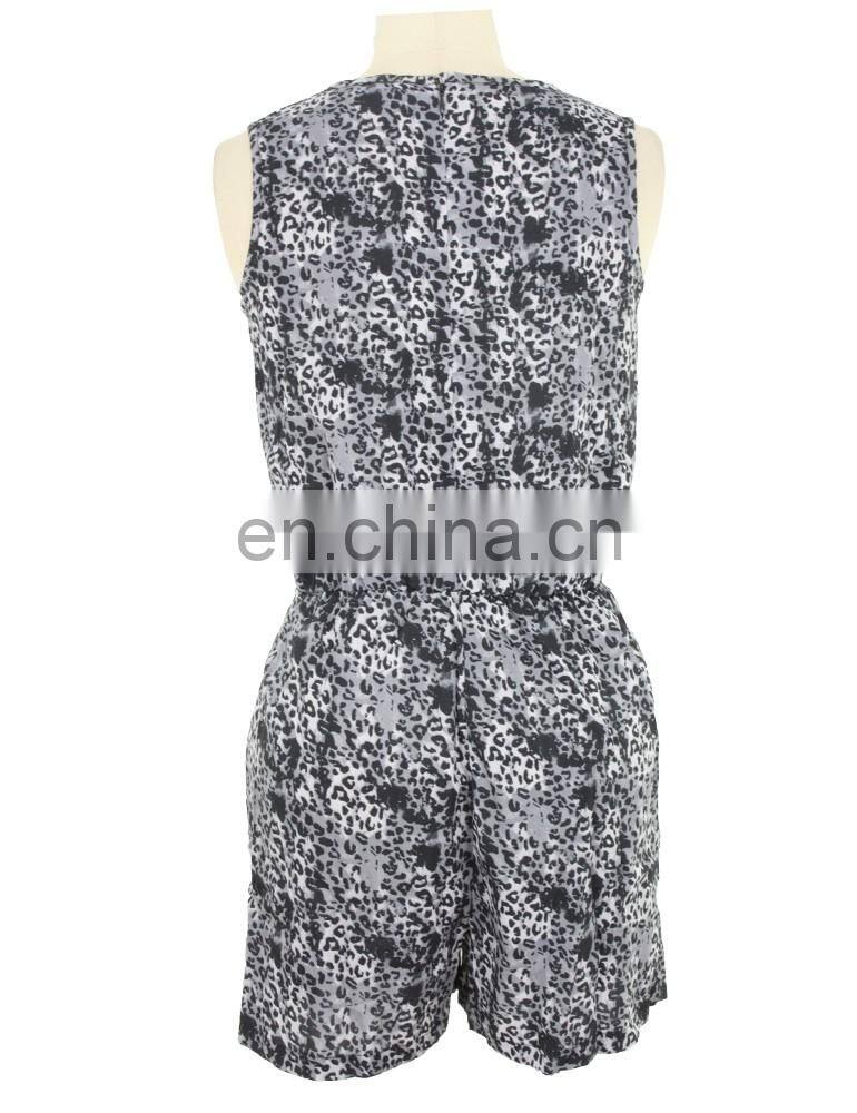 Leopard Print Chiffon Jumper Guangzhou Supplier