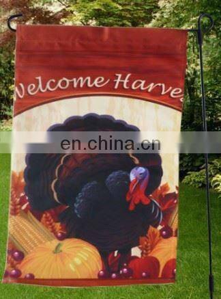 heat press or digital print garden flag