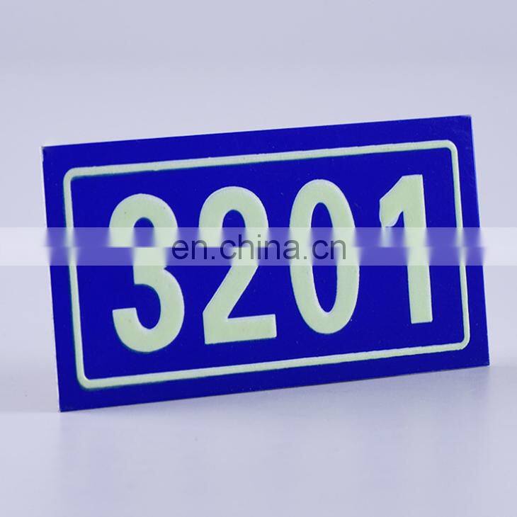 Top Quality Changeable Number Style And Aluminum Type Custom Made High Grade Metal Luminous Sign For Building