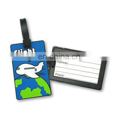free sample luggage tag/custom luggage tag/PVC luggage tag