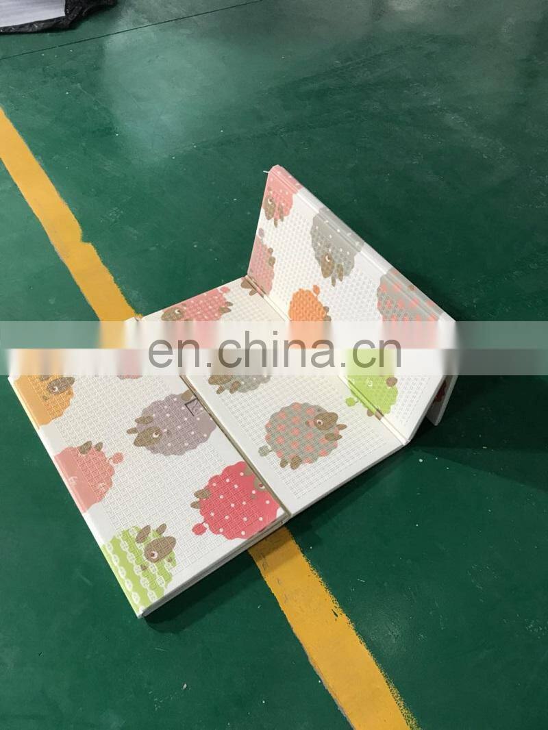 XPE Foldable Play Mat with Baby Animal
