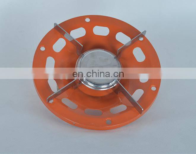 Portable stainless steel lpg gas burner for camping cylinder