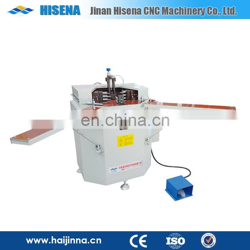 Aluminium window corner crimping machine