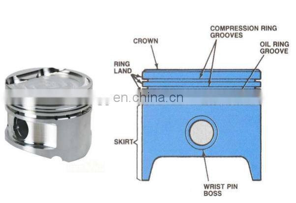 For diesel engine parts Dongfeng truck engine parts piston 5255936