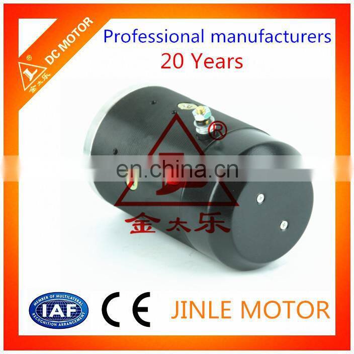 12v 2kw 2900rpm cw hydraulic dc motor model:zd1221