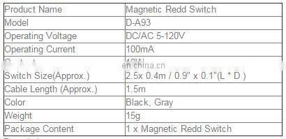 DC AC 5-240V Sensor switch for CDQ2B / CDY1S/B/L / MK / Air cylinder smc type 3m length D-A73L Magnetic switch