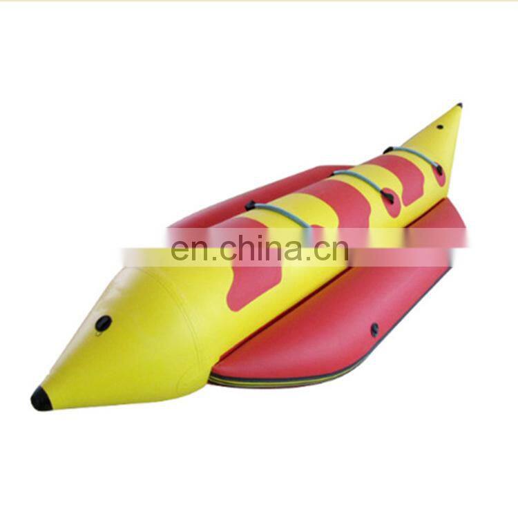 Best Quality  inflatable banana boat for sale cheap price inflatable flying fish sea toys