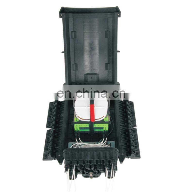 shenzhen water proof optical ftth distribution 8 12 24 48 144 core 3m horizontal inline fiber optic cable splice joint closure
