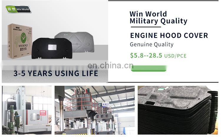 Car Hood Engine Sound Insulation Pad Cover thermal Heat Insulation Pad Mat For KIA K3