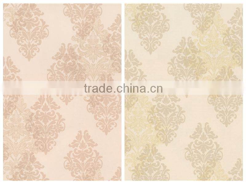 modern flower pvc wallpapers for living room