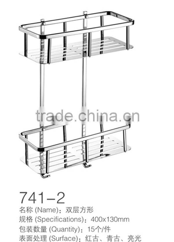 WESDA chaoan made in china china manufacture adhesive bathroom shelf(725)