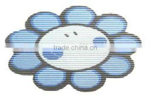 bathroom mat sun flower shape bath mat