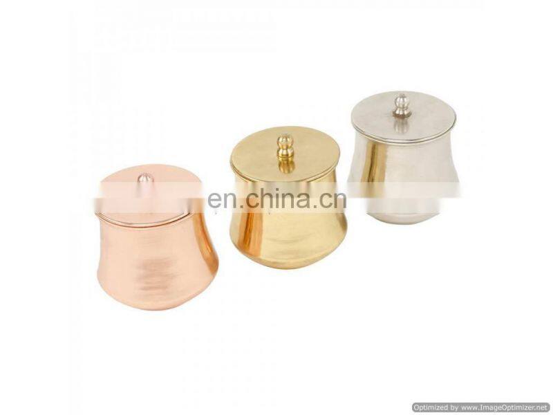 aluminium cast wax candle jar