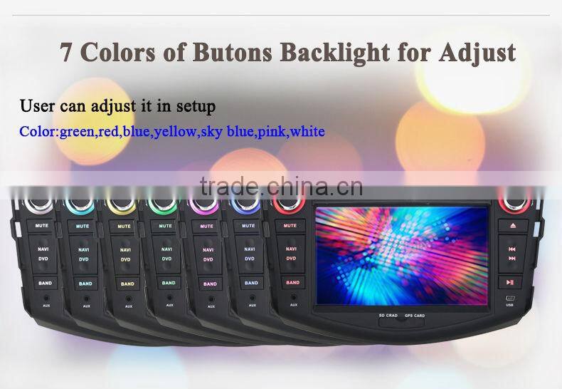 Touch Screen Double Din Car DVD Car Stereo for TOYOTA RAV4 Car Radio GPS NAV 3G WIFI Bluetooth SWC RDS Phonebook AUX 1080P USBSD