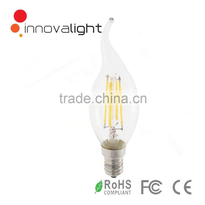 INNOVALIGHT 360degree C37 with tail led filament bulb candle light