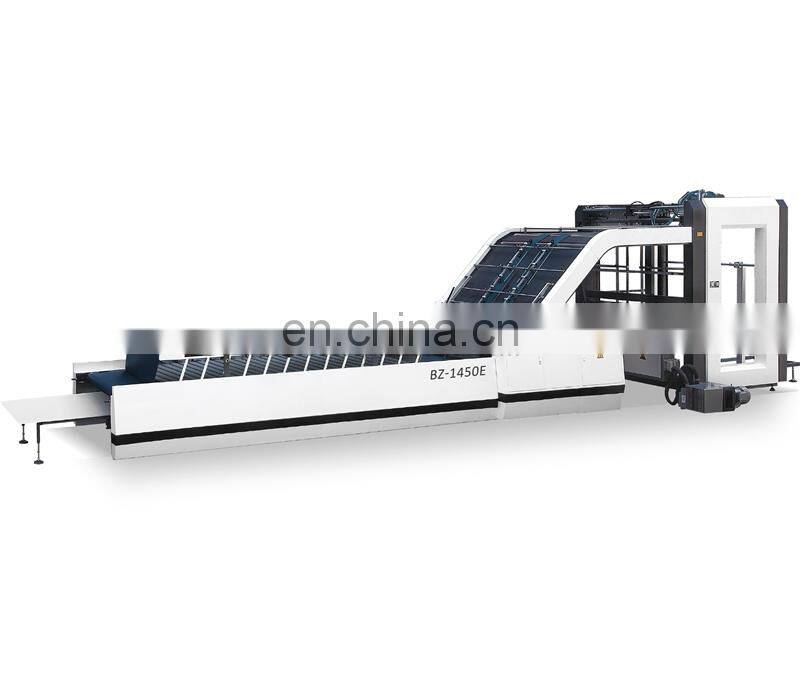 BZ1300E Automatic Corrugated Carton Flute Laminator, cardboard sheet to sheet pasting mounting machine