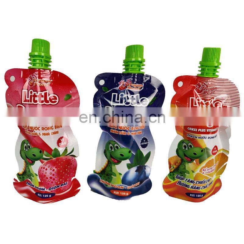 High quality custom design foil laminated liquid spout pouch for juice