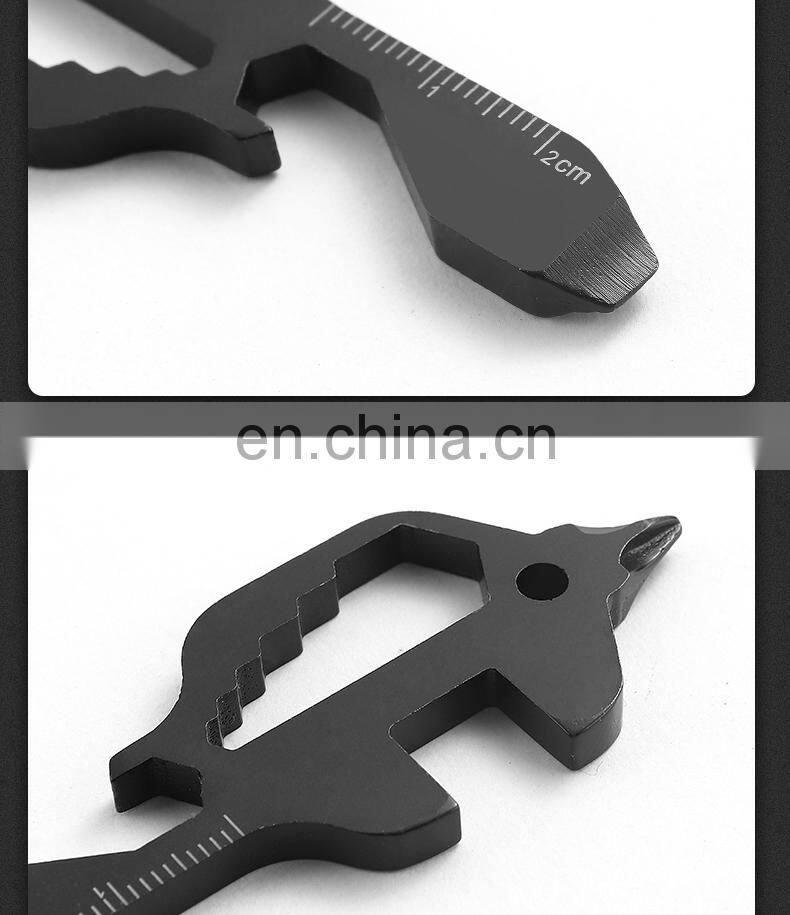 Stainless Steel Multifunctional Tools Outdoor Camping Portable Screwdriver Head Pocket Tools Gift