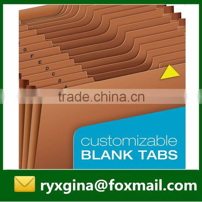 Latest arrival cardboard expanding file folder with handle