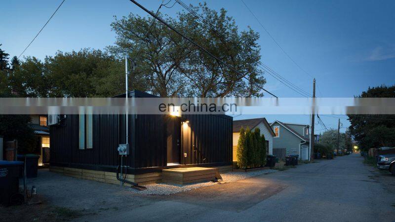 Steel frame building prefab house expandable Shipping Container House