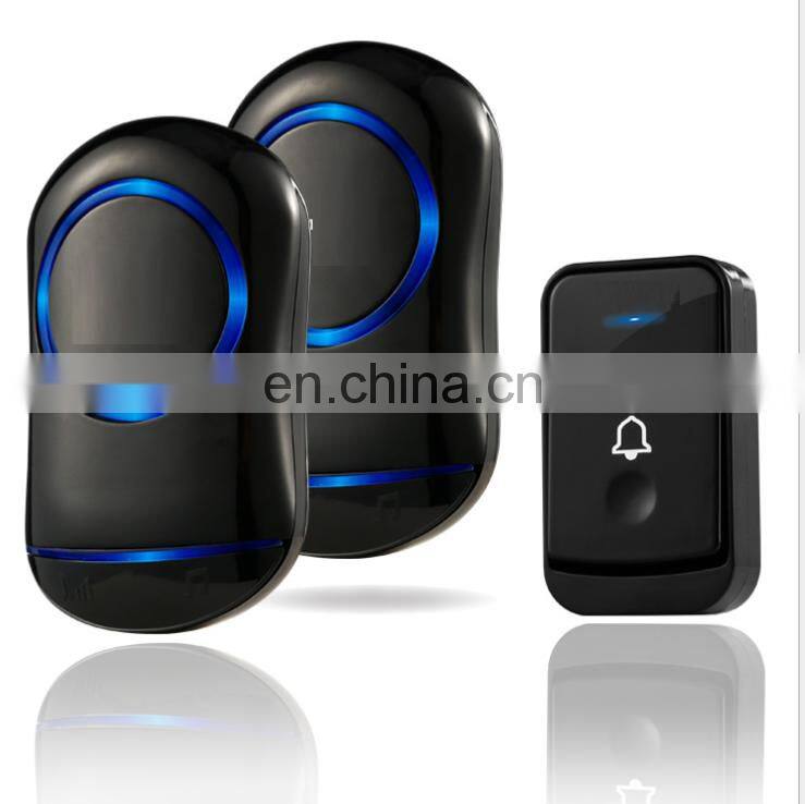 Best wireless doorbell 300m long distance waterproof no battery push button doorbell