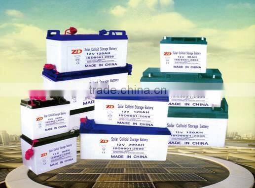 12Vsolar battery with deep cycle