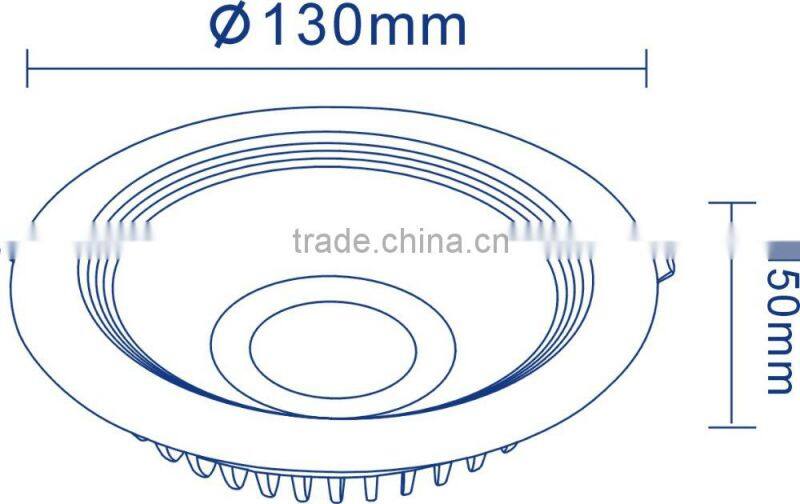 interior decoration led 10w downlight