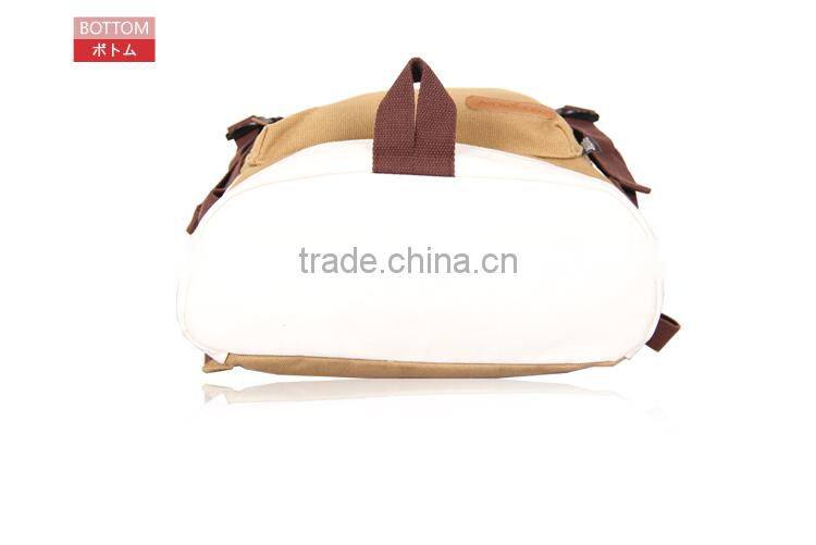 Korean fashion student canvas backpack school bag