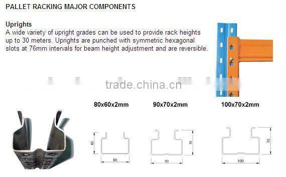 heavy duty pallet rack ISO certificated