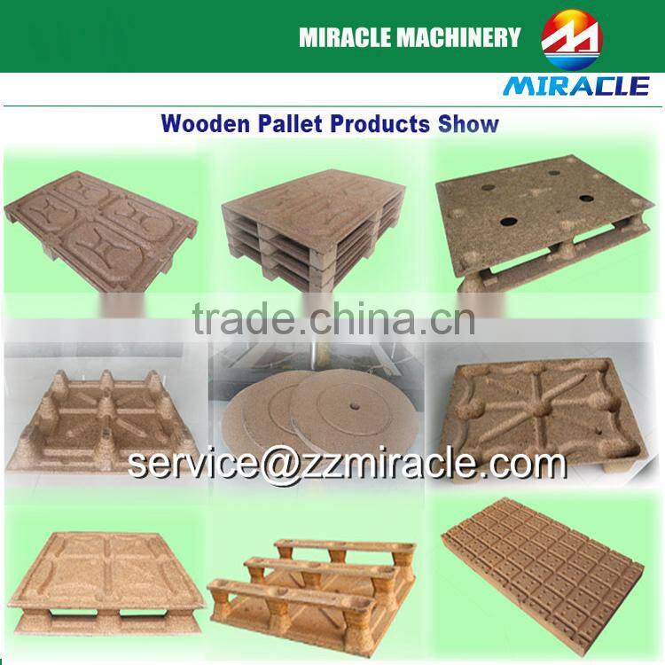 Four Column hydraulic press wood pallet making machine for sale