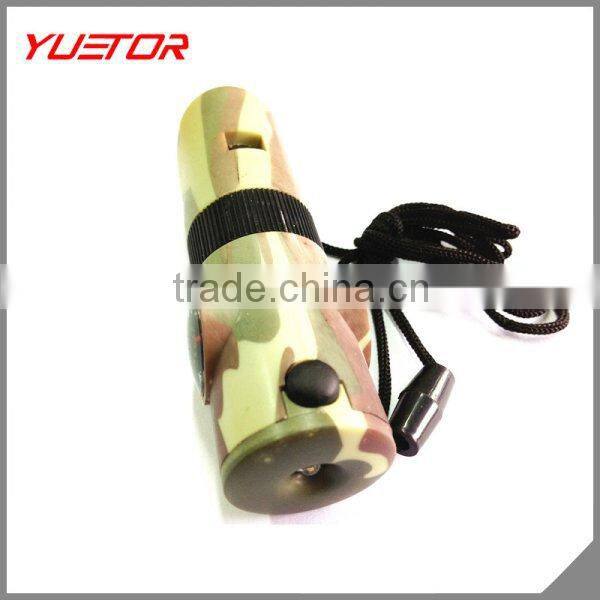popular whistle outdoor camping survive gear 7 in 1
