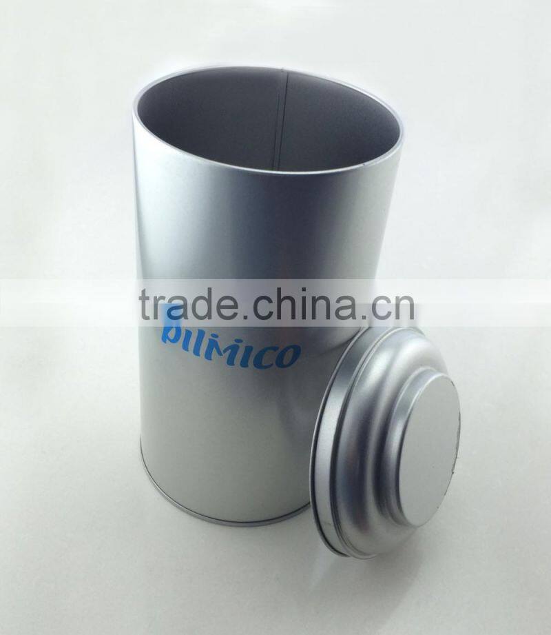 Wholesale blank round tea tin box chinese tea tin box