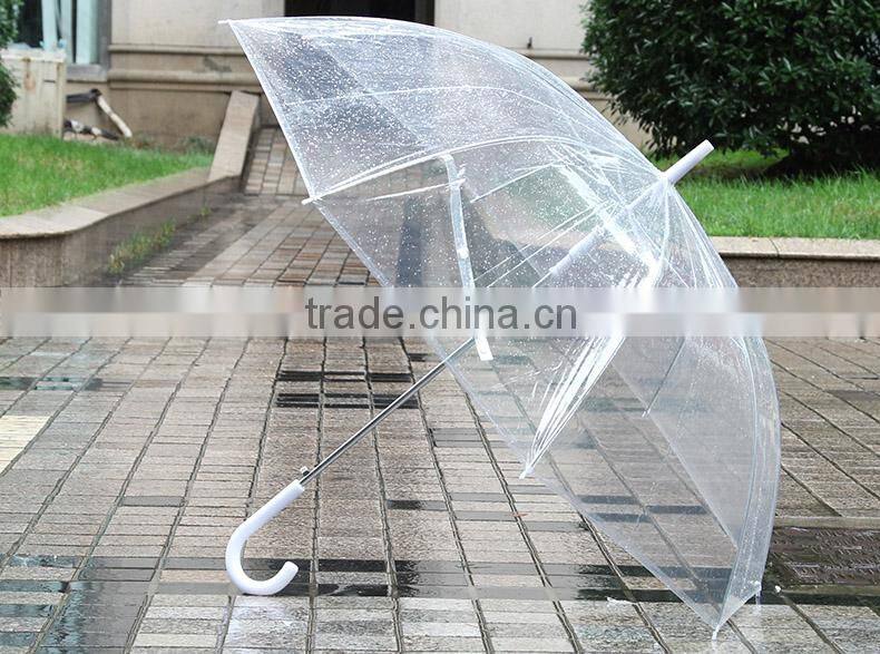 automatic PVC transparent umbrella