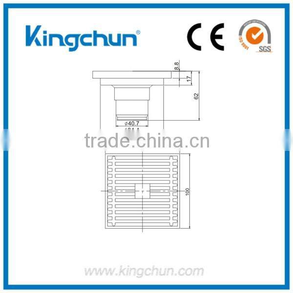 (J8001-A)bathroom accessories shower floor drains types of floor drain