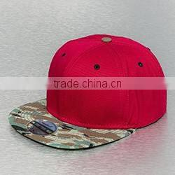 Customize 3D embroidery australian leather brim snapback hats