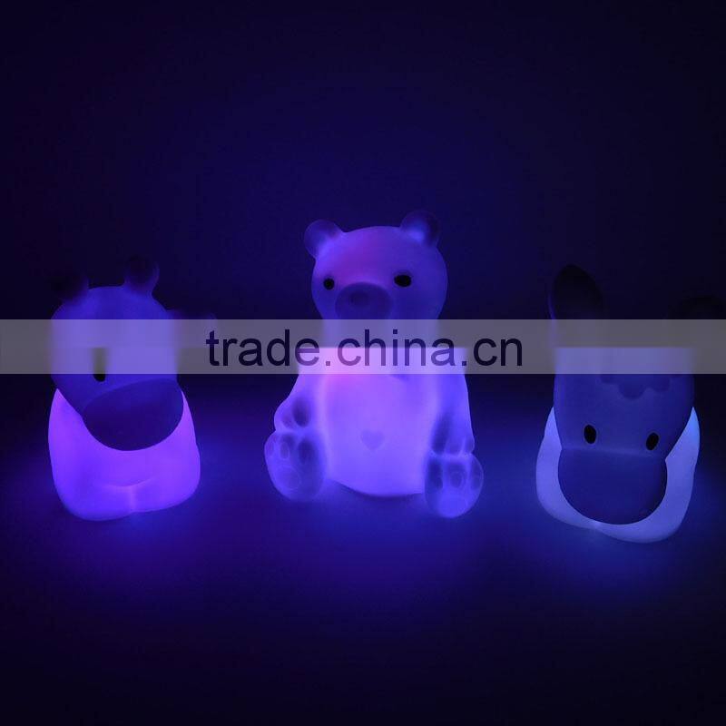 Plastic Honey Bear Plastic Electronic Toys Pvc Vinyl Wild Animal Toy