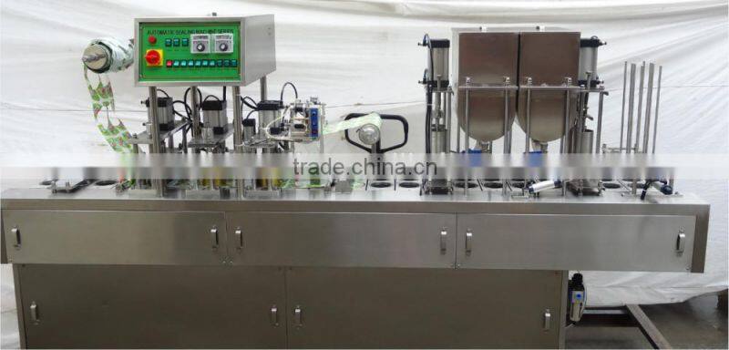 JOIE automatic plastic cup form fill seal machine