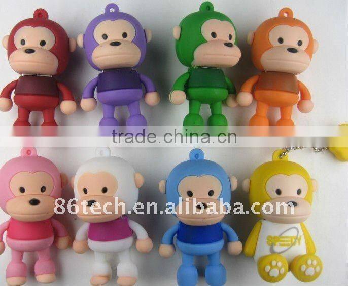 Promotional mini cartoon anime character usb flash drive 8GB