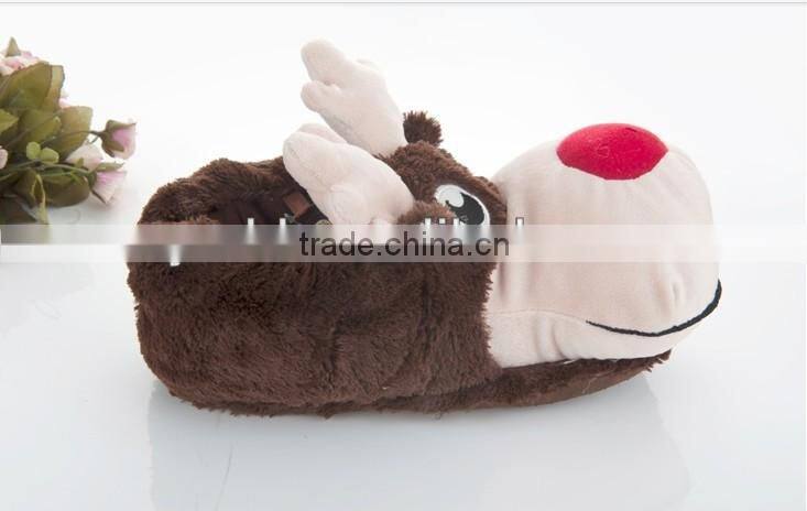 Plush slippers/plush deer slippers/deer plush slippers