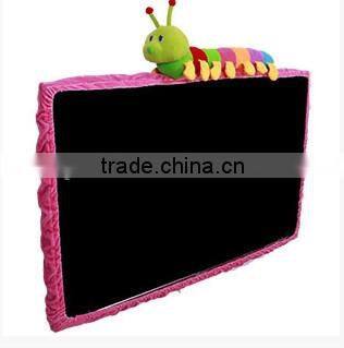 Plush animal TV frame/plush TV frame