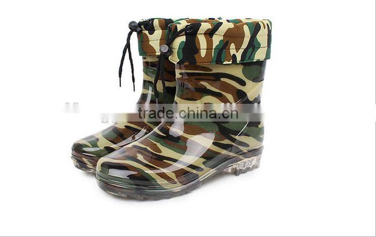 Camouflage boots are low slip water shoes boots water shoes boots children