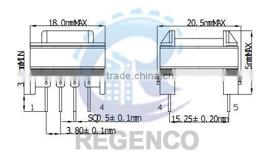 High Frequency Transformer EF-16